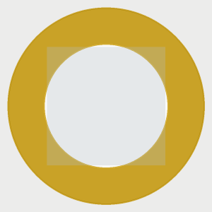 Wall Watch Gold Frame