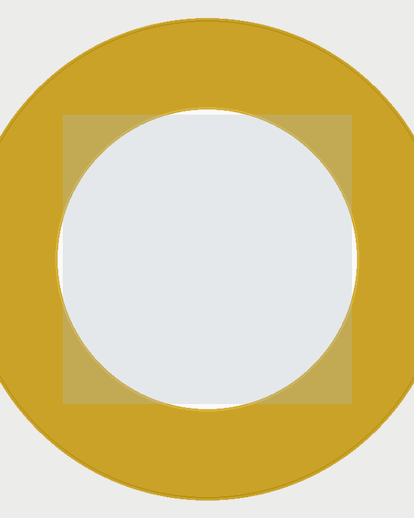 Wall Watch Gold Frame